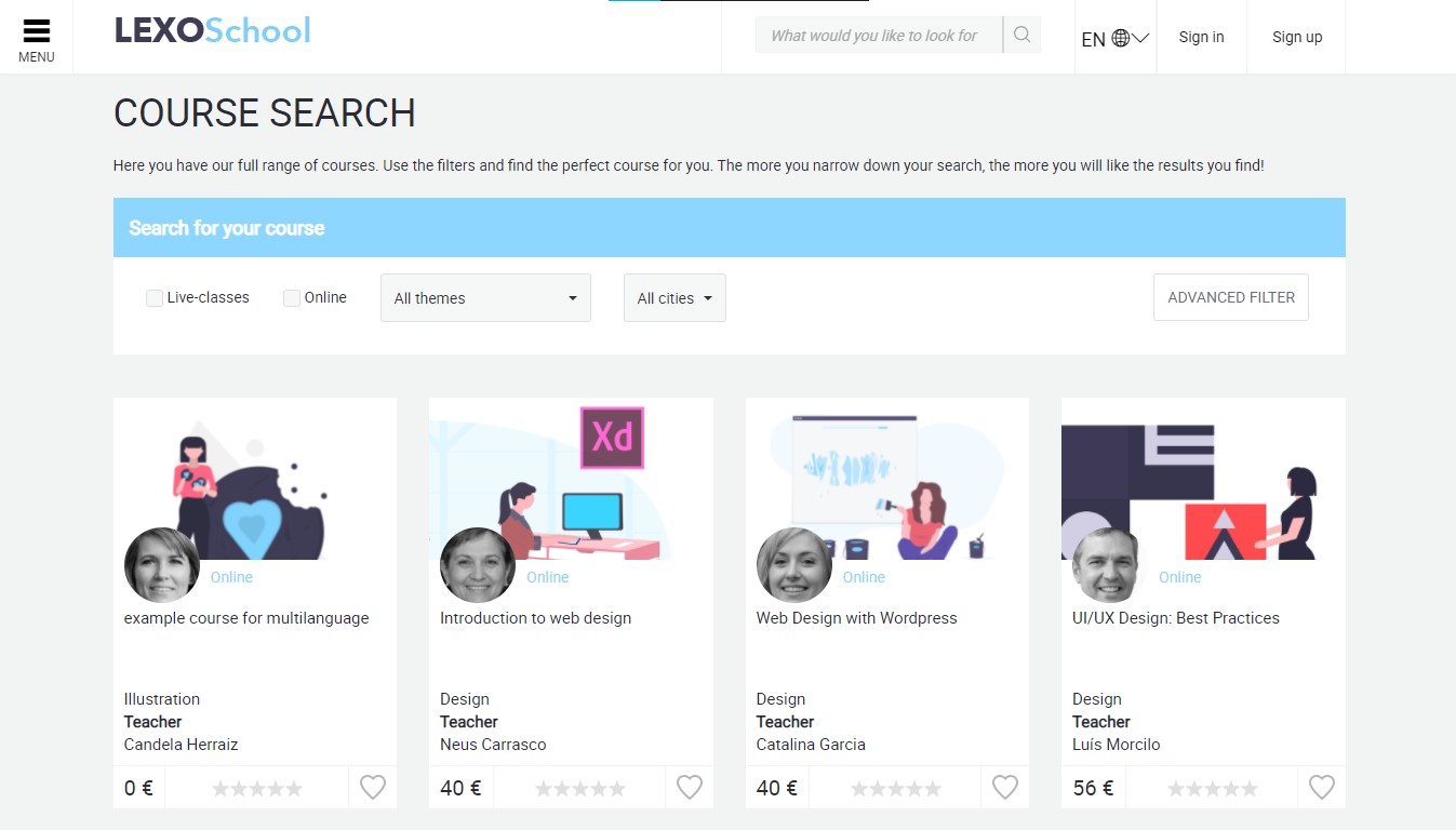 screenshot of Foxize Cloud